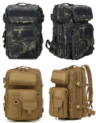 Sac à dos personnalisé imperméable à l' eau noir de 40L pour les activités de plage en plein air