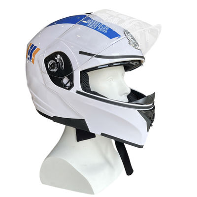 Casque blindé à usage extérieur pour la conduite de moto avec/sans LED
