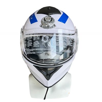 Casque blindé à usage extérieur pour la conduite de moto avec/sans LED