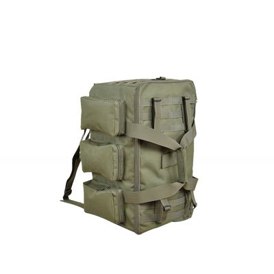 Sac à dos convertible imperméable à l'eau de 55 litres, idéal pour les besoins de voyage des hommes