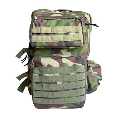 19*4*9cm imperméable à l'eau survie de randonnée Black Molle Système sac à dos pour les voyages en plein air