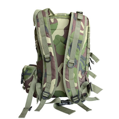 19*4*9cm imperméable à l'eau survie de randonnée Black Molle Système sac à dos pour les voyages en plein air