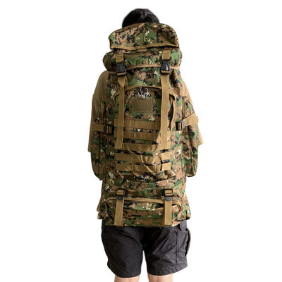 Ceintures et boucles de haute résistance 80L capacité sac à dos imperméable en tissu Oxford 900D