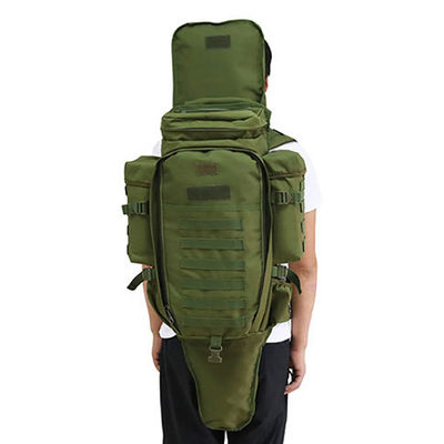 Sac à dos d'alpinisme de haute capacité de 70L avec logo en tissu résistant à l'eau et respirant