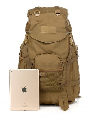 Sac à dos en lin imperméable en tissu d'Oxford de capacité de 40L 900D avec sangles de haute résistance