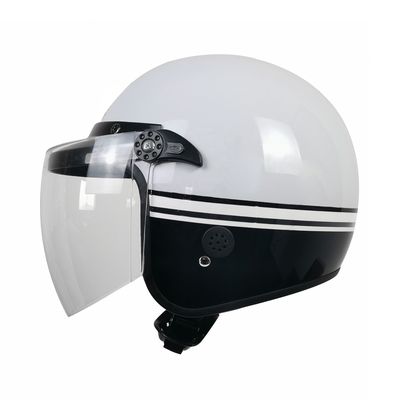 Matériau de la coque ABS Casque de moto à moitié ouvert pour protection de la tête CE DOT ECE