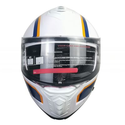 Casque de conduite à moto ABS à bouclier complet avec une limite de poids de 2 kg/pc