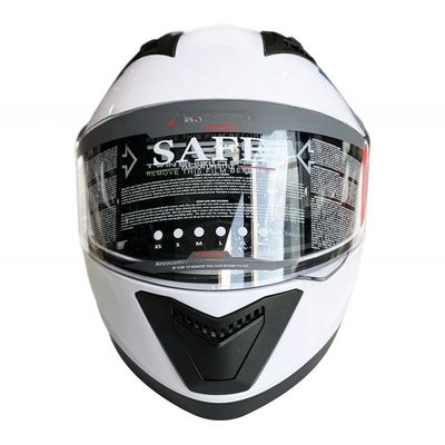 Casque de conduite à moto ABS Full Face Shield pour la saison universelle sans motif