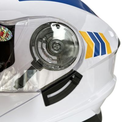 Casque de conduite à moto ABS Full Face Shield pour la saison universelle sans motif