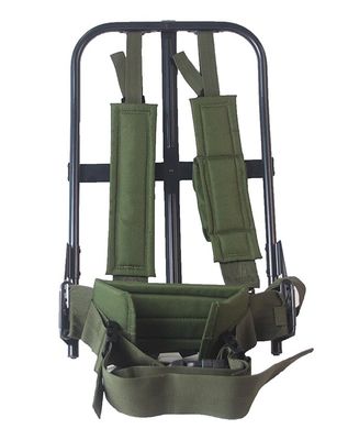 Spécial pour les voyages en plein air Grand sac à dos vert unisexe avec poignée rétractable