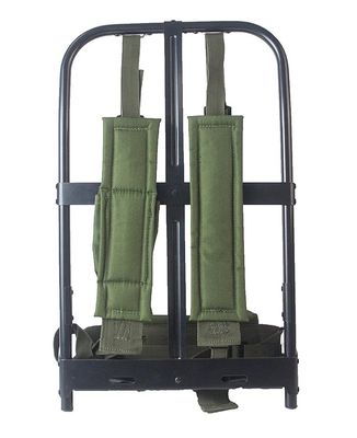 Spécial pour les voyages en plein air Grand sac à dos vert unisexe avec poignée rétractable