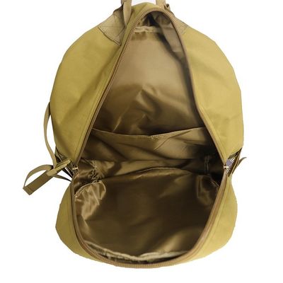 Sac à dos spécial pour les voyages en plein air en kaki avec poignée rétractable et grande capacité