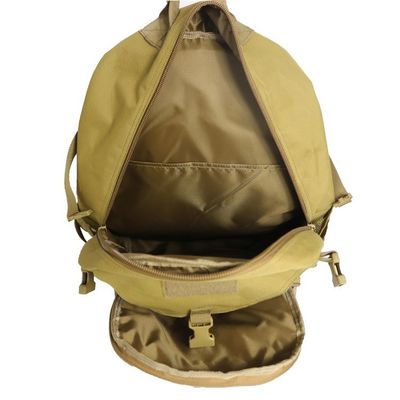 Sac à dos spécial pour les voyages en plein air en kaki avec poignée rétractable et grande capacité
