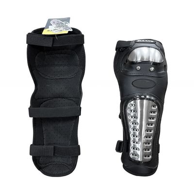 Gardiens de bras et de coudes de course de motocyclettes en coque métallique et en tissu oxford pour la protection