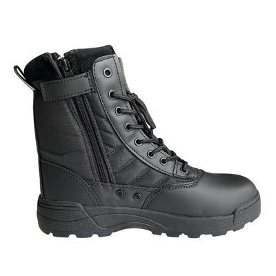 Chaussures de sécurité en cuir en microfibre avec semelle en caoutchouc de taille 38-47