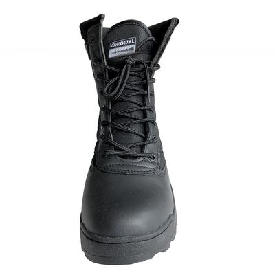 Chaussures de sécurité en cuir en microfibre avec semelle en caoutchouc de taille 38-47