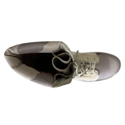Chaussures de sécurité en cuir d'Oxford à dentelle haute avec chapeau dur et semelle en caoutchouc