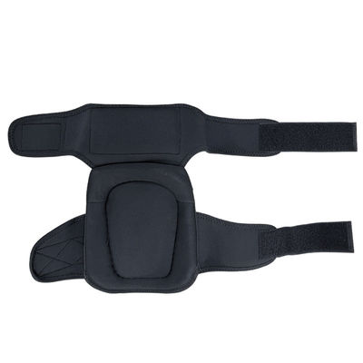 Des coussins de coude et de genou noirs flexibles pour un ajustement universel en matière de protection sportive