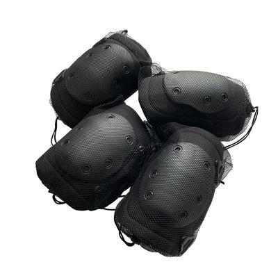 Des coussinets de protection pour coude et genou de polyester TPR réglable certifié ISO pour vélo en plein air