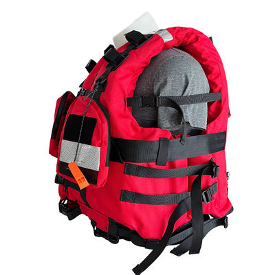 Veste de sauvetage gonflable en tissu d'Oxford pour activités et événements aquatiques