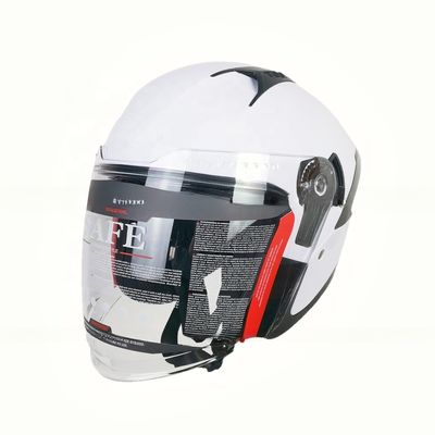 Casque de moto à double visière pour la conduite en plein air pour une protection en toute saison