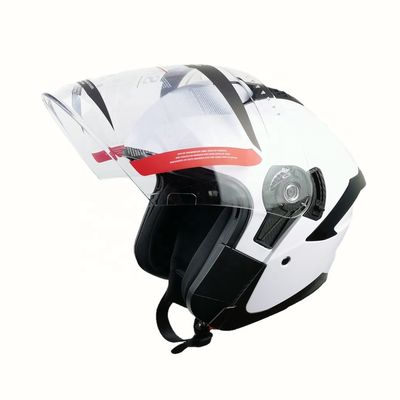 Casque de moto à double visière pour la conduite en plein air pour une protection en toute saison