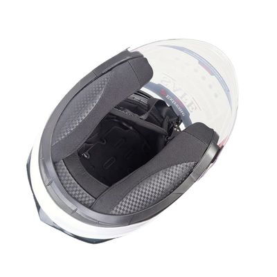 Casque de moto à double visière pour la conduite en plein air pour une protection en toute saison