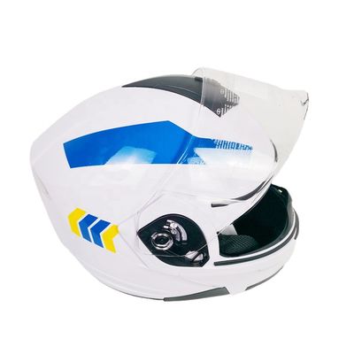 Casque de vélo de moto à visage complet Visors PC pour vélo de rue de taille XL Casque ABS de vélo de moto de tourisme
