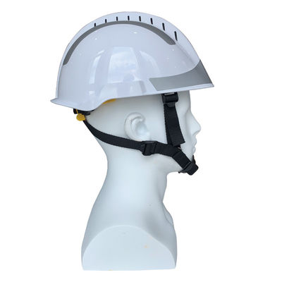 Casque anti-incendie de haute sécurité avec ABS blanc et visière courbe