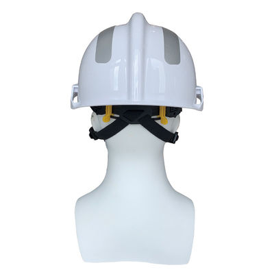 Casque anti-incendie de haute sécurité avec ABS blanc et visière courbe