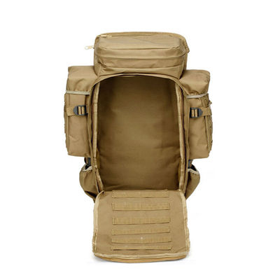 Sac à dos vert léger pour les voyages en plein air avec poignée rétractable et capacité 50L
