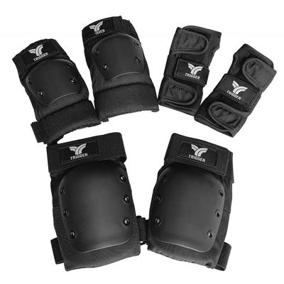 Protection de base Les patins à roulettes en mousse coude et genou avec protection des mains