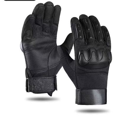 Gants à manches en microfibre de cuir de palme à manches rigides antidérapantes, avec poignet en crochet et boucle