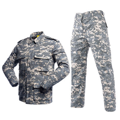 Tissu de type BDU chemise tactique pantalon uniforme de camouflage forestier pour les activités de plein air