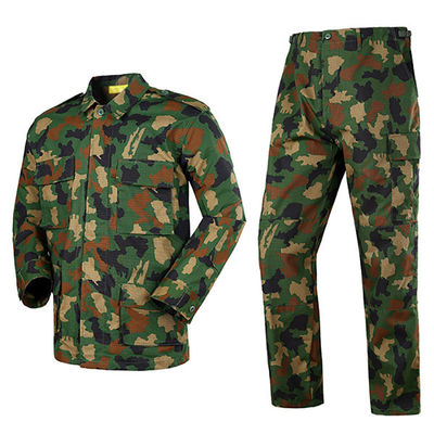 Tissu de type BDU chemise tactique pantalon uniforme de camouflage forestier pour les activités de plein air