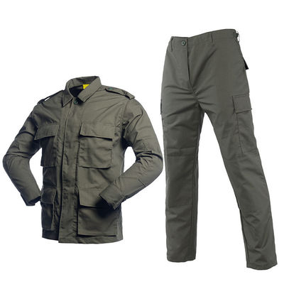 Tissu de type BDU chemise tactique pantalon uniforme de camouflage forestier pour les activités de plein air