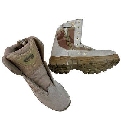 Des bottes en cuir de haute résistance pour hommes, parfaites pour les activités tactiques en plein air.