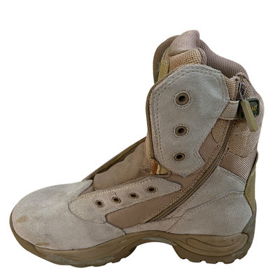 Des bottes en cuir de haute résistance pour hommes, parfaites pour les activités tactiques en plein air.