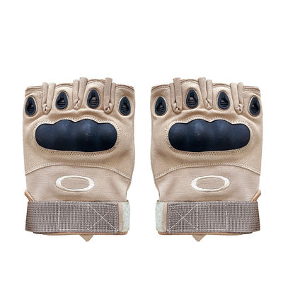 Précautions et protection maximales Gants en cuir en microfibre antidérapant à demi-doigt et à poignet dur