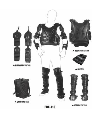FOX110 Police corps militaire/jambe/coude protecteur cheval monté costume anti-émeute