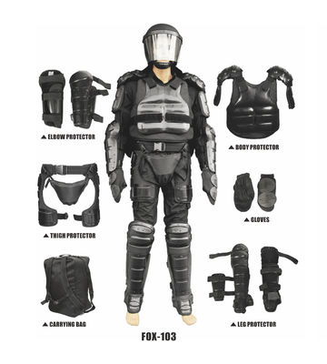 FOX-103 Équipement anti-émeute résistant aux coups de couteau Uniforme de police anti-émeute