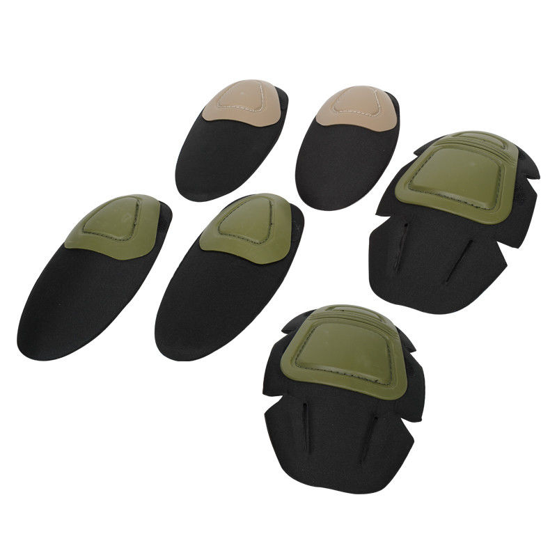 Coussins de protection pour genou et coude multicolore à coque dure pour les grenouilles