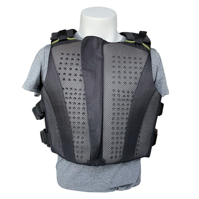 Veste de corps équestre de matériau Oxford certifiée CE et respirante pour les coureurs unisexes