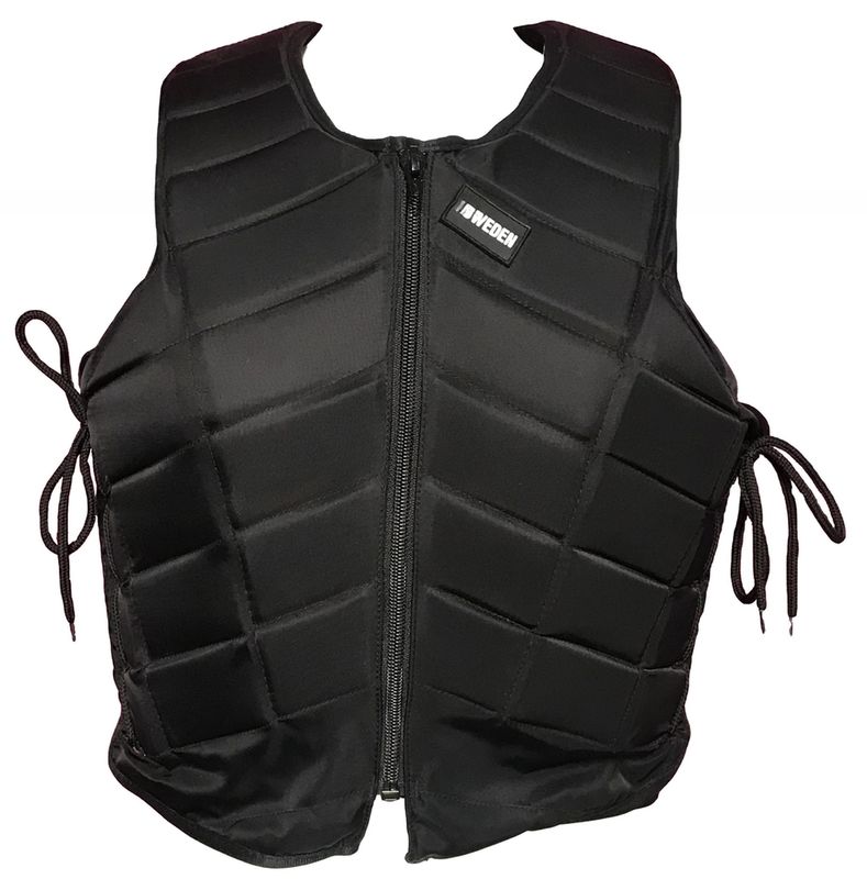 Certification CE Veste pour le corps des cavaliers noirs pour des soins et une protection légers