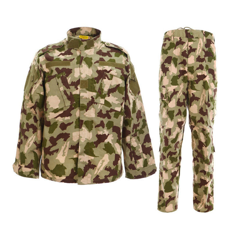 ACU durable Hommes camouflage Randonnée en plein air Travail d'entraînement Porter des chemises à manches longues Pantalon