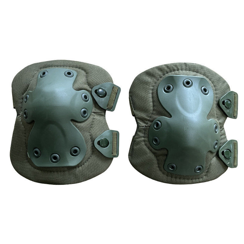 Protection verte Confortable Black Hawk coude et genou coussinets avec 6 trous de coquille dur