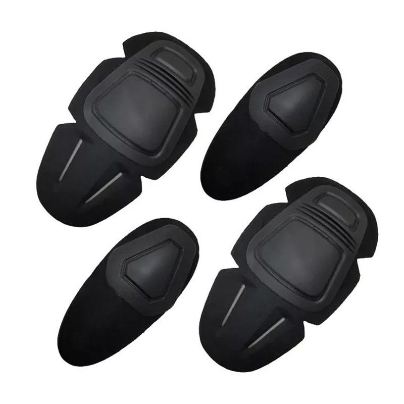 Équipement de protection professionnel Vêtement de grenouille en polyester noir Colis de genou et support de coude