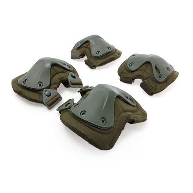 Commodes coquille dure couleur noire genou et coude pour une taille s'adapte à tous les équipements de protection
