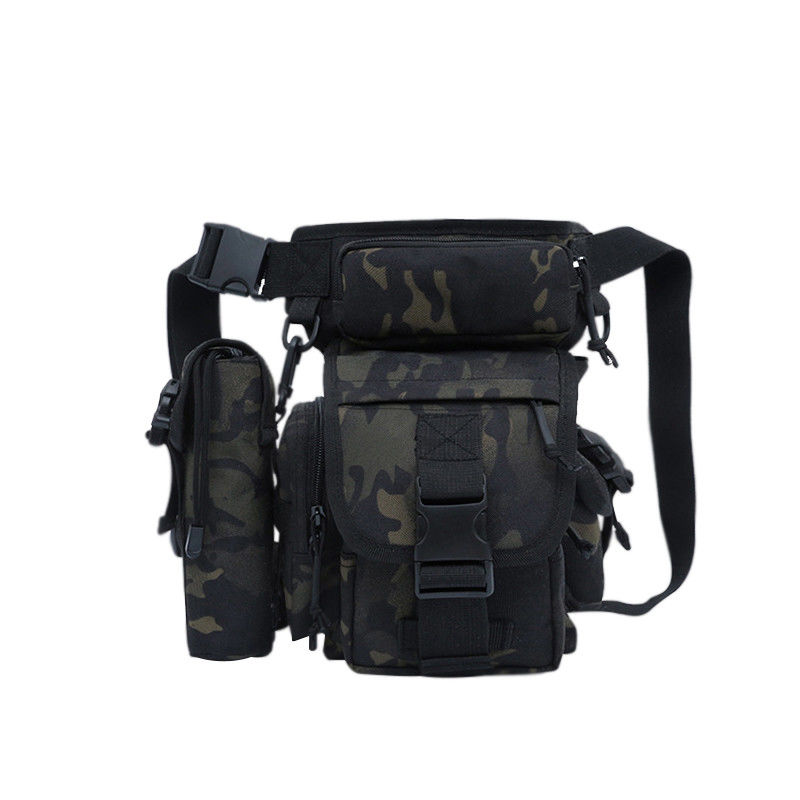 Sac de bouteille d'eau de camouflage pour le camping et l'entraînement 2-3 kg Capacité Poches multiples