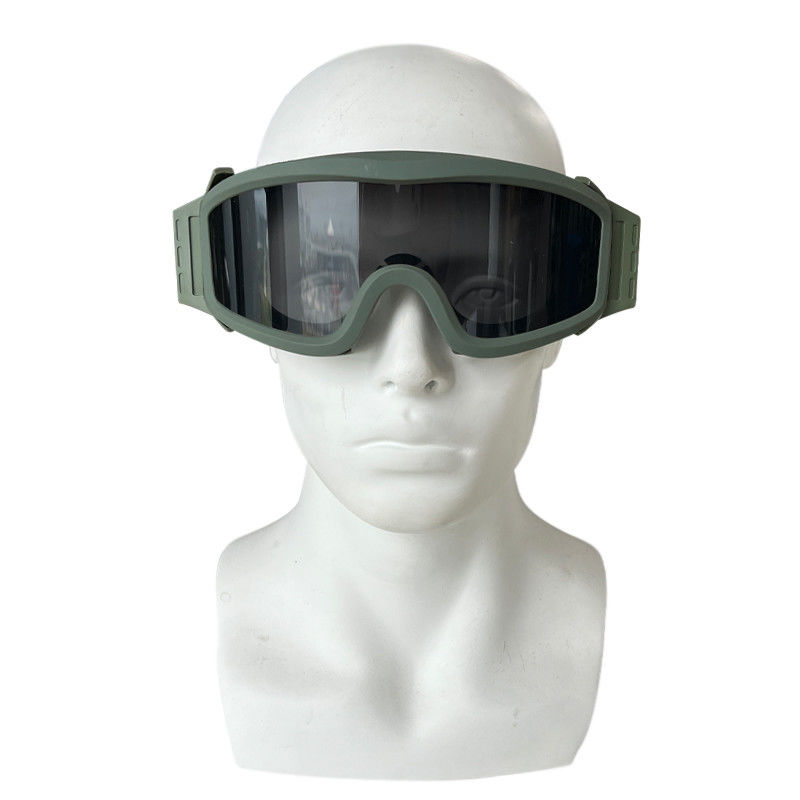 Lentilles PC de qualité militaire, lunettes de sport, lunettes de protection contre les sauterelles du désert, ensemble en trois pièces